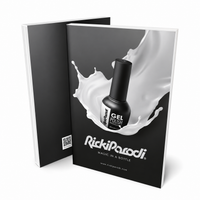 RickiParodi Livro de Amostras para Verniz Gel — 60 Cores
