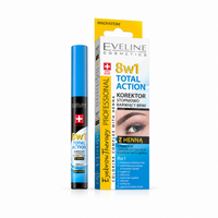 Eveline Total Action Corretor de Sobrancelhas com Henna 8 em 1 10 ml
