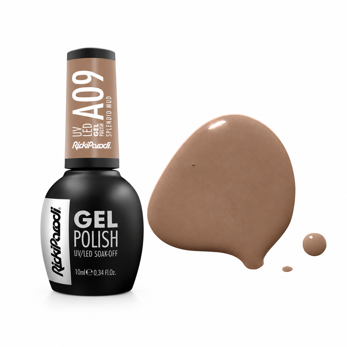 RickiParodi Verniz Gel A09 Splendid Mud 10 ml