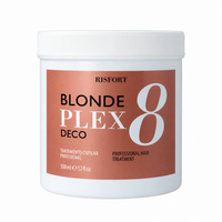 Risfort Blonde Plex Deco 8 pó descolorante, frasco de 500 ml