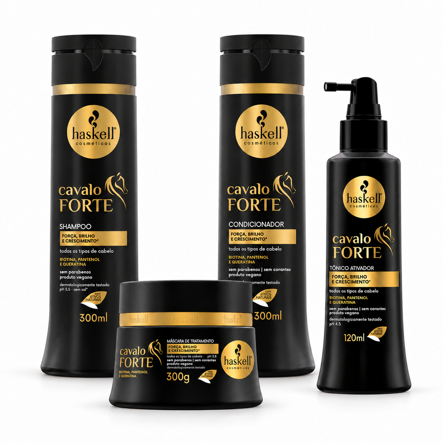 Haskell Rotina Cavalo Forte — Força, Comprimentos e Tónico