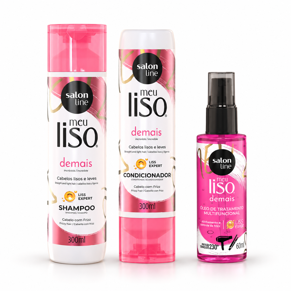 Salon Line Rotina Meu Liso Demais — Lavagem, Maciez e Brilho