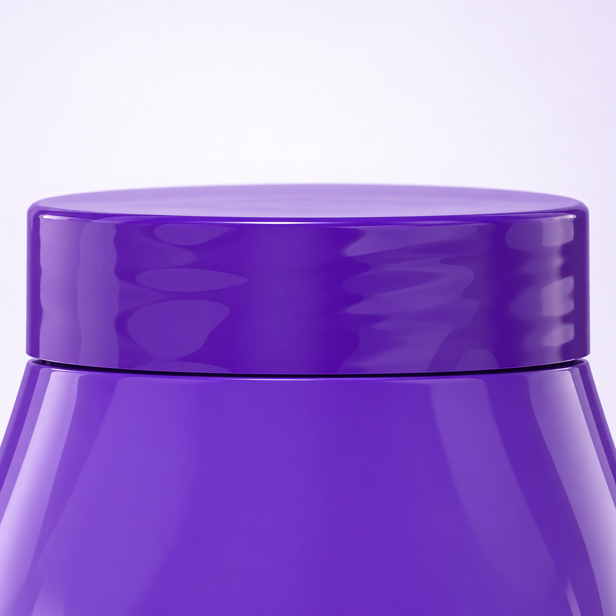 Salon Line Loira 500 g — detalhe da tampa roxa