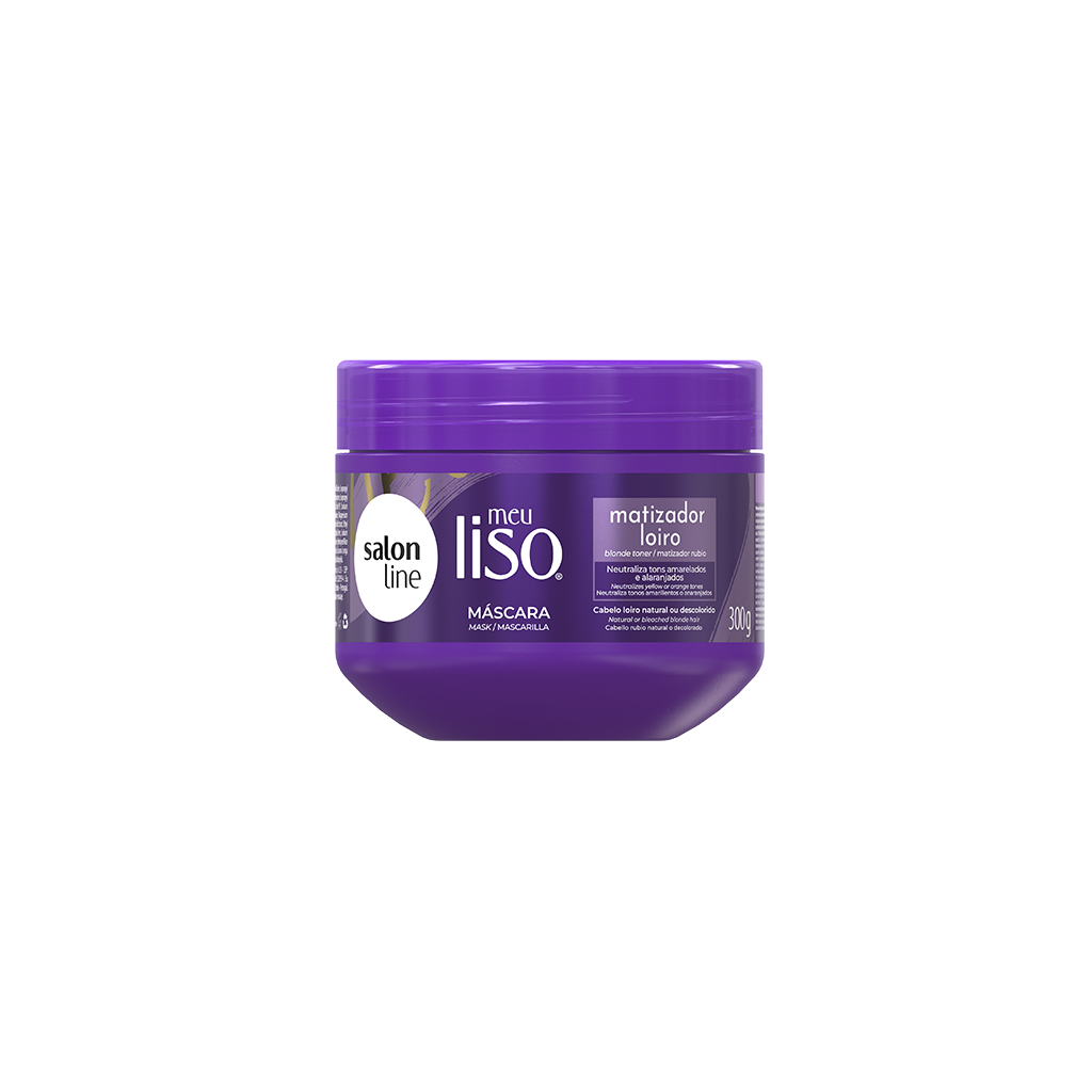 Salon Line Meu Liso Loiro Máscara Matizadora 300 g