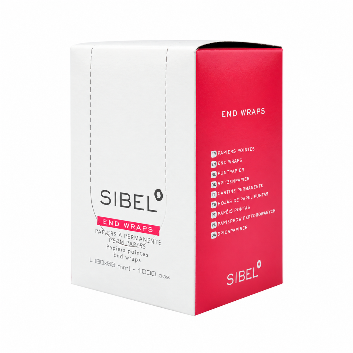 Sibel End Wraps Papel para Permanente 80 × 55 mm 1000 un