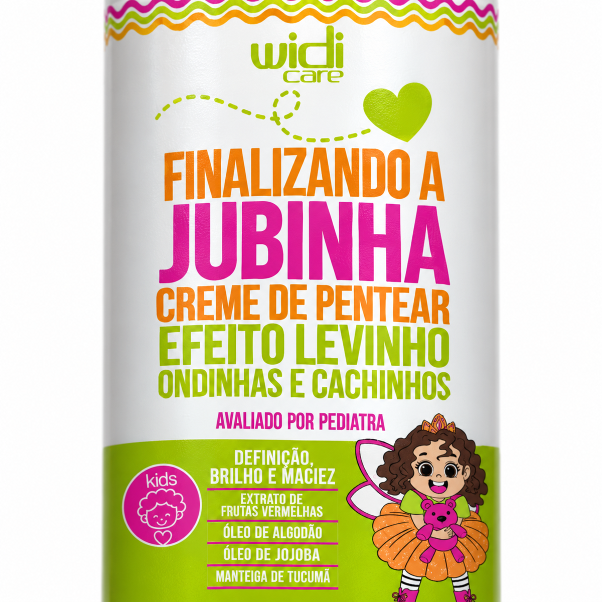 Creme para Pentear Finalizando a Jubinha Efeito Leivinho 300ml - Widi Care — detalhe do produto