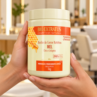 Bioextratus Mel Máscara Nutritiva 1kg — ambientação ilustrativa