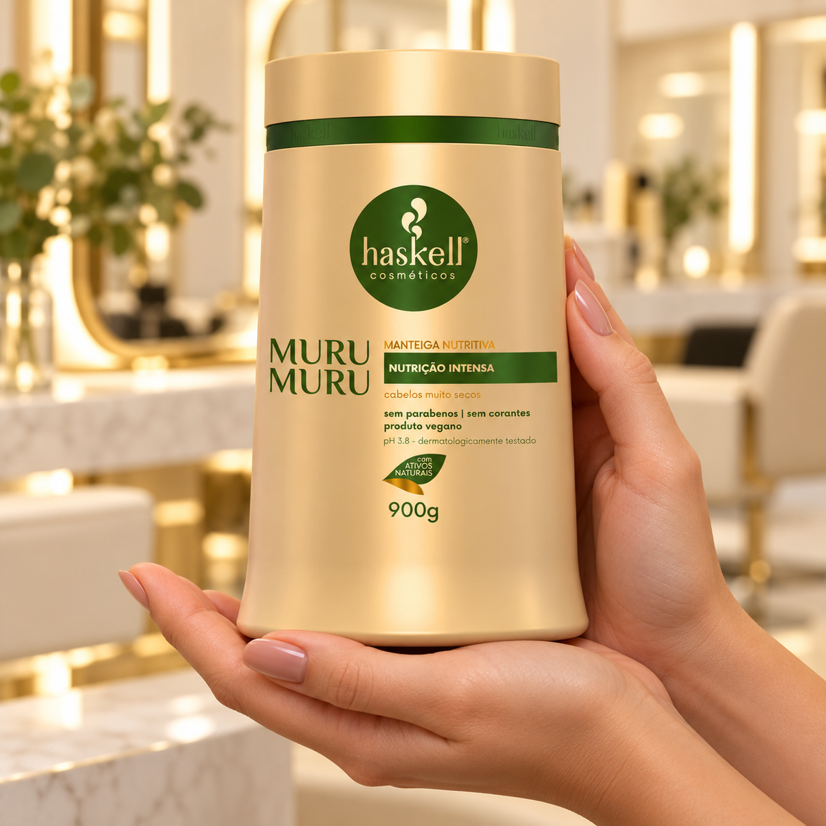 Haskell Máscara Murumuru 900g — ambientação ilustrativa