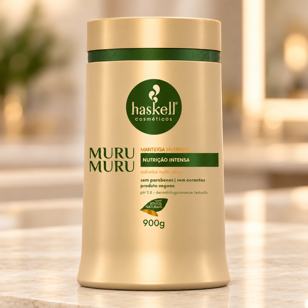 Haskell Máscara Murumuru 900g — ambientação ilustrativa