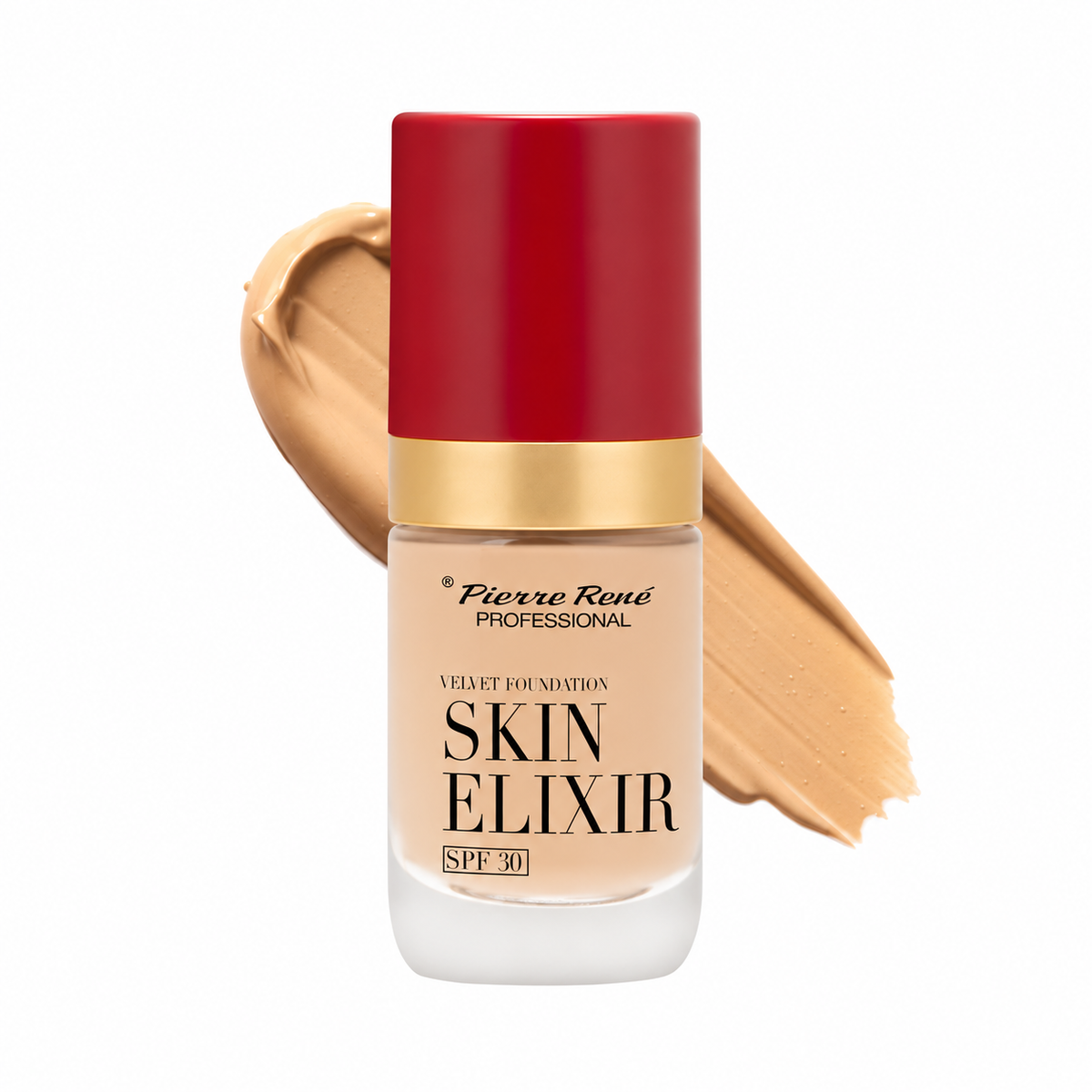 Pierre René Skin Elixir Base Líquida 04 Warm Nude — embalagem