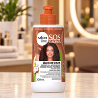 Salonline S.O.S Coco Creme de Pentear 300ml — ambientação ilustrativa