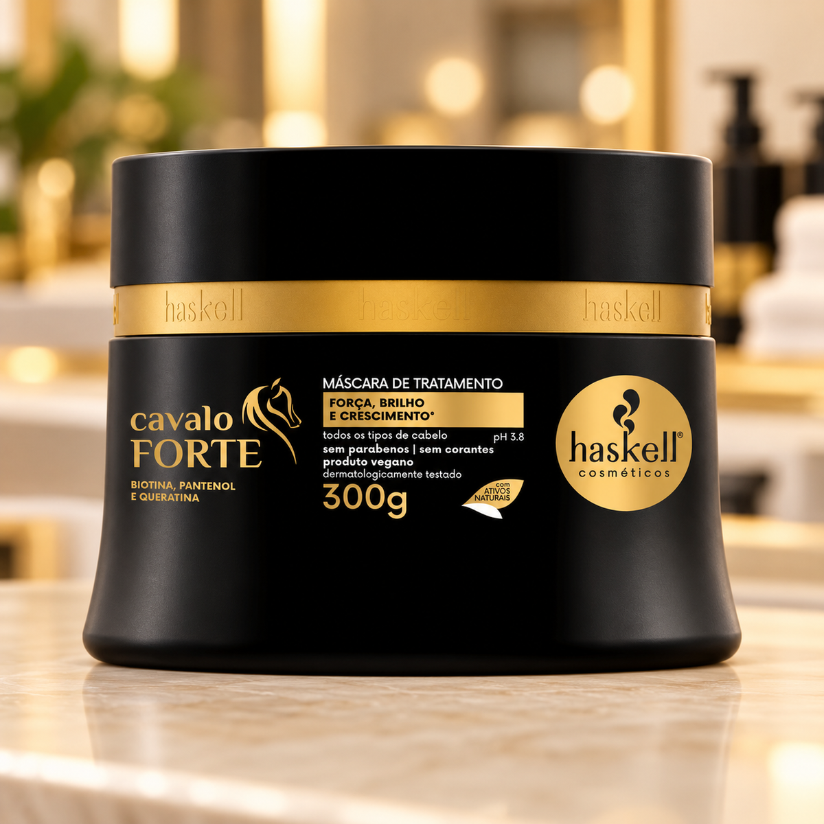 Haskell Máscara Cavalo Forte 300g — ambientação ilustrativa