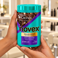 Novex Meus Cachos Máscara 1kg — ambientação ilustrativa