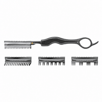 Ripar Platinum Hair Shaper Navalha de Corte com 4 Pentes