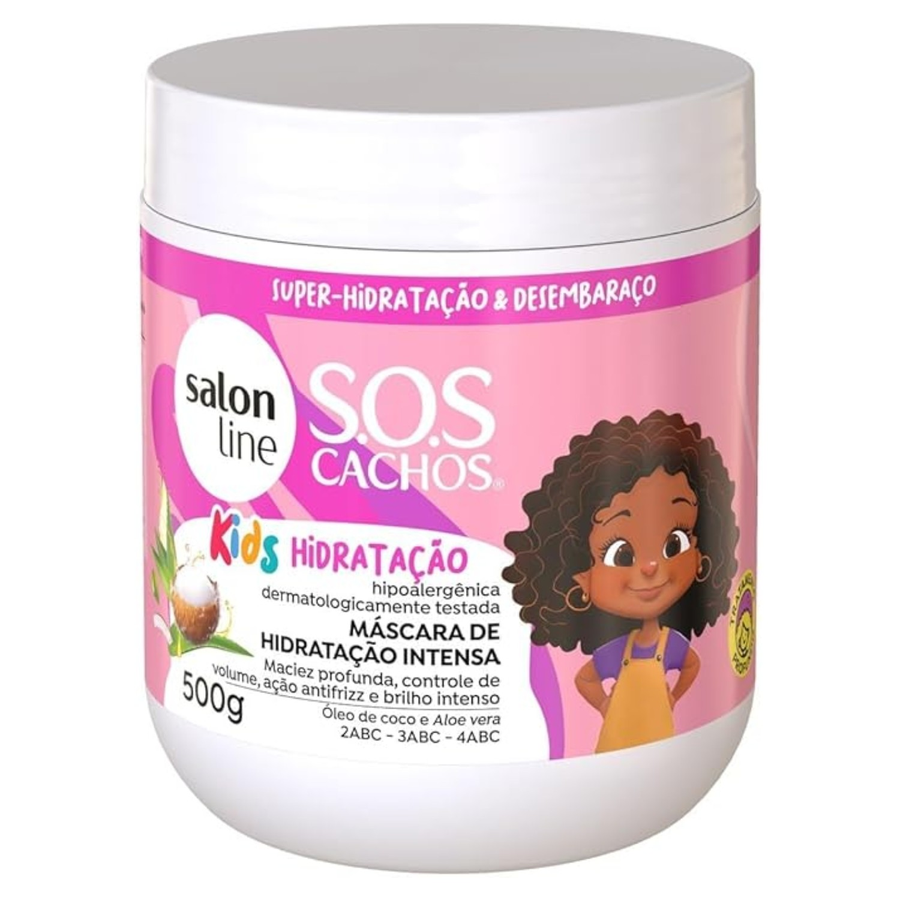 Salon Line S.O.S Cachos Kids Máscara 500 g — embalagem