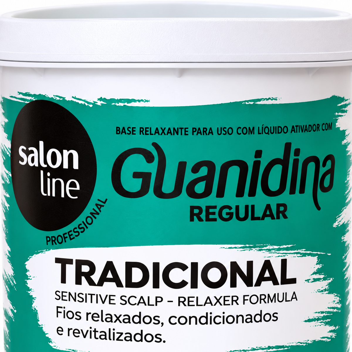 Salon Line Guanidina Tradicional Kit Regular 218 g — detalhe da base relaxante