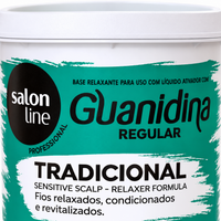 Salon Line Guanidina Tradicional Kit Regular 218 g — detalhe da base relaxante