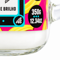 Lola Be(M)dita Ghee Banana e Aloé Vera 350 g — detalhe do formato
