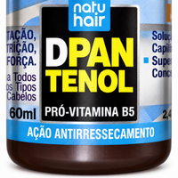 NatuHair - Óleo Capilar D-Pantenol 60ml — detalhe do formato