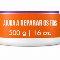 Widi Care - Butter Oil Juba Fortalecedora — detalhe do rótulo e formato