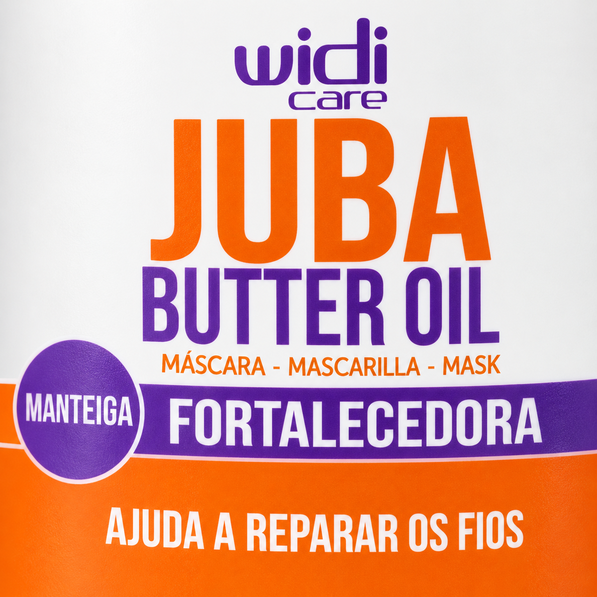 Widi Care Juba Butter Oil Fortalecedora500g — detalhe do rótulo