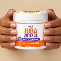 Widi Care Juba Butter Oil Fortalecedora500g — embalagem nas mãos