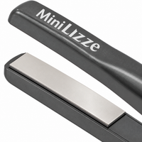 Prancha Lizze Mini 200 — dettaglio delle piastre. Immagine illustrativa generata con IA.