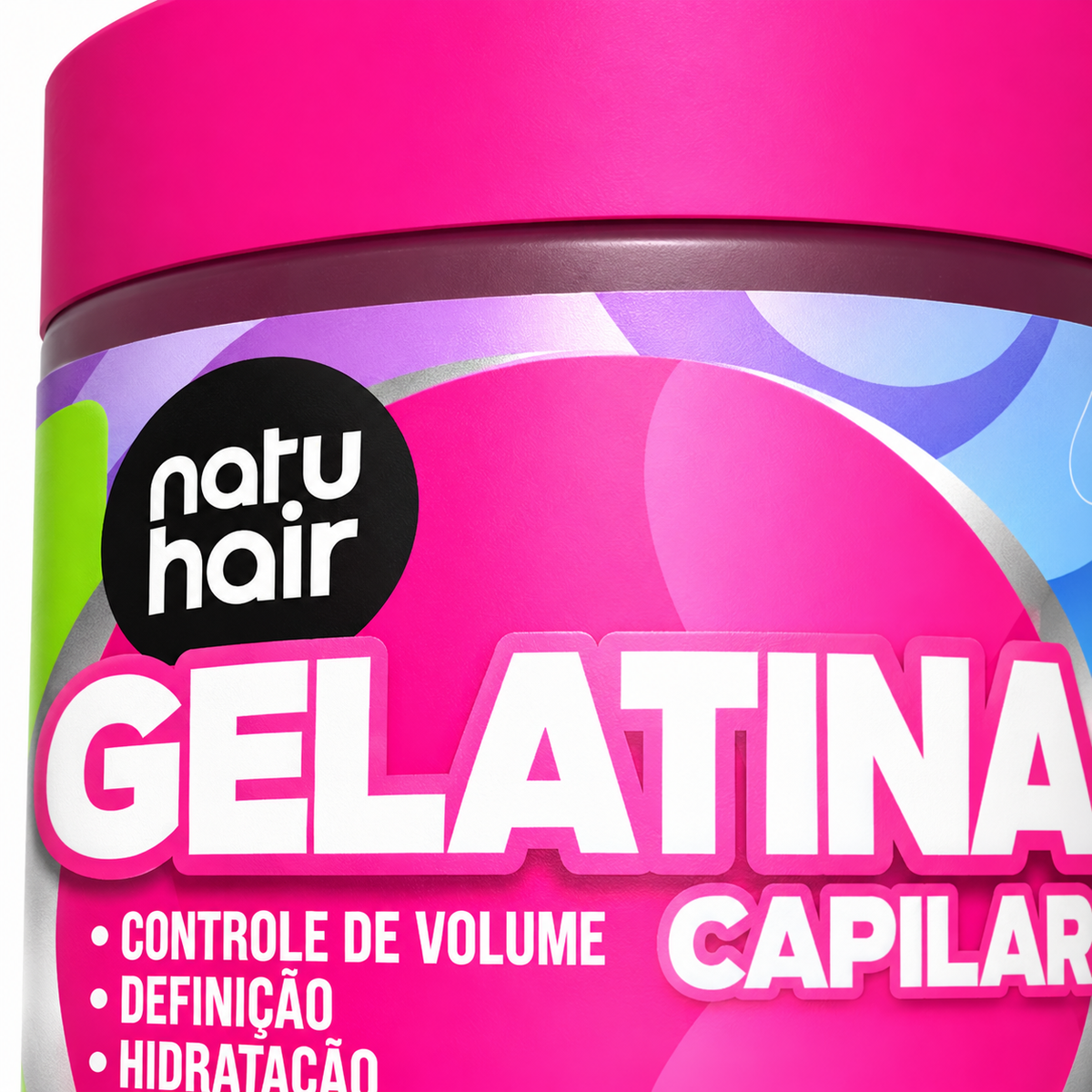 NatuHair Gelatina S.O.S 3 Em 1 500g - NatuHair — dettaglio del marchio. Immagine illustrativa generata con IA.