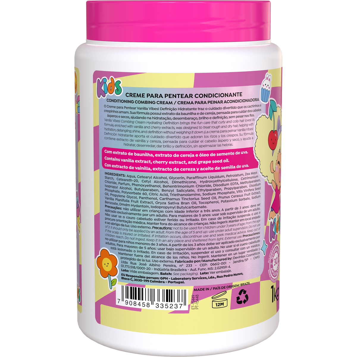 Salon Line Kids Vanilla Vibes 1 kg – retro angolato