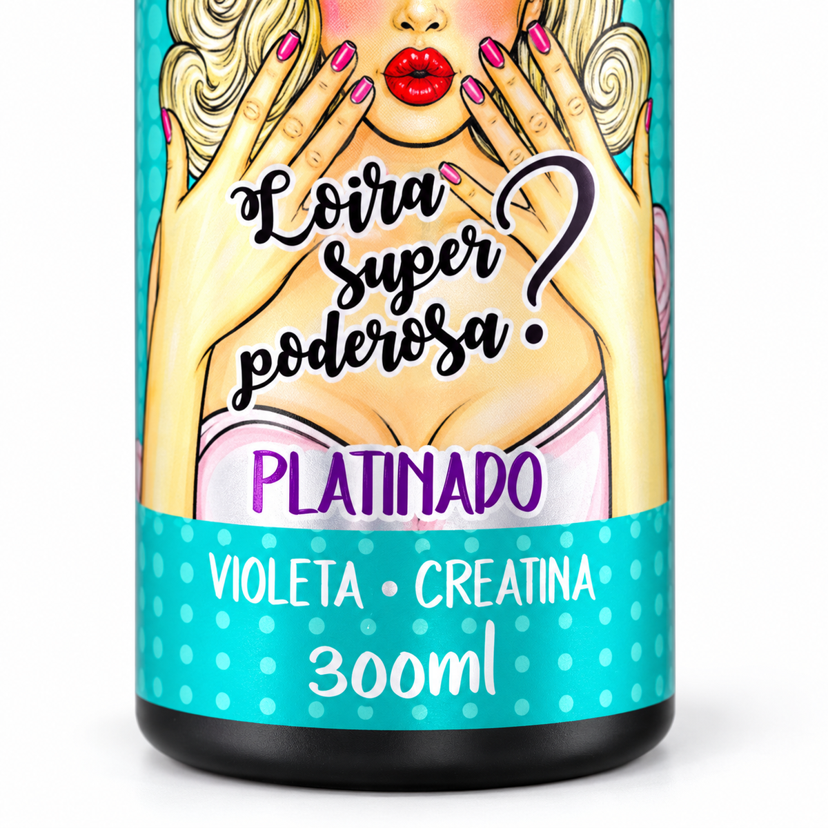 Gota Dourada 3D Platinado Abmattierung 300 ml – Form und Etikett