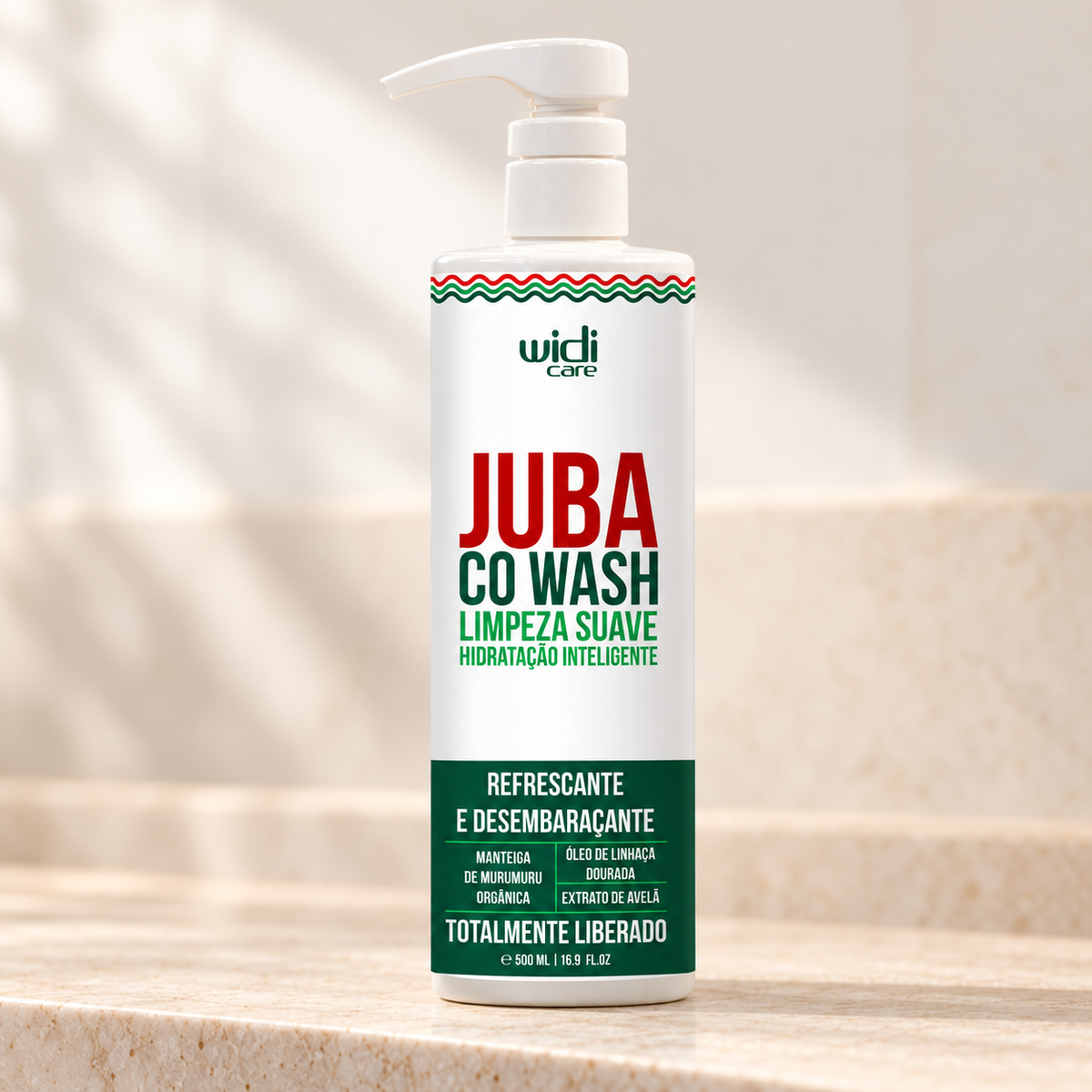 Widi Care Juba Co Wash 500 ml – flacone ambientato