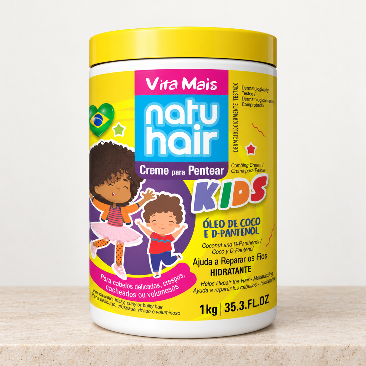 Natuhair Vita Mais Kids Kämmpflege 1 kg – Produkt in einer Umgebung
