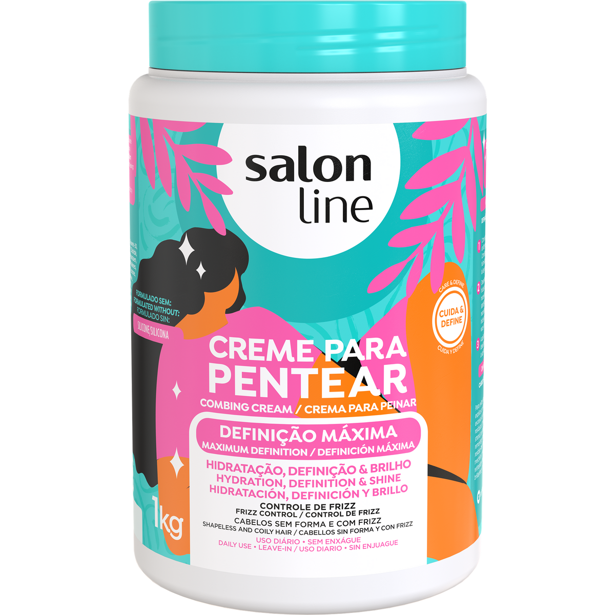 Salon Line Definição Máxima 1 kg – vista frontale obliqua