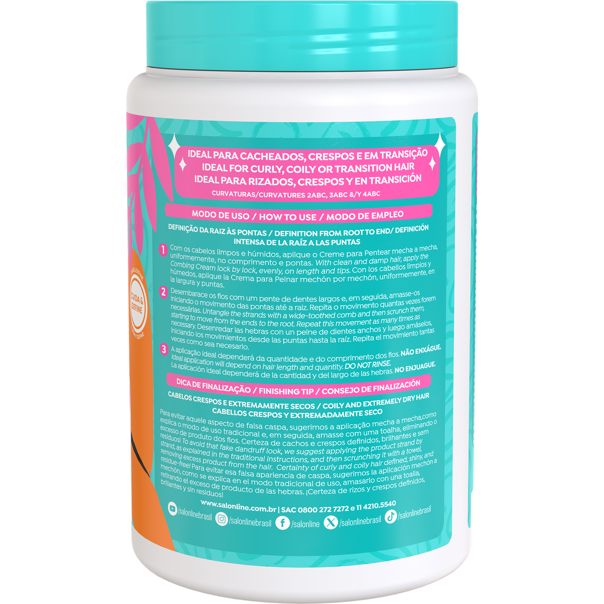Salon Line Definição Máxima 1 kg – lato della confezione
