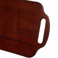 Labor Pro Gordon Handspiegel aus Holz – Detail des Griffs