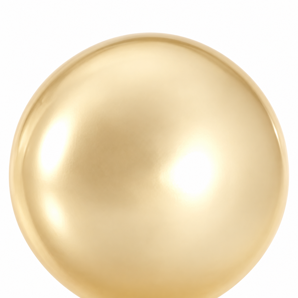 Saphir Cool Eau de Parfum 200 ml – Detail des kugelförmigen goldfarbenen Verschlusses