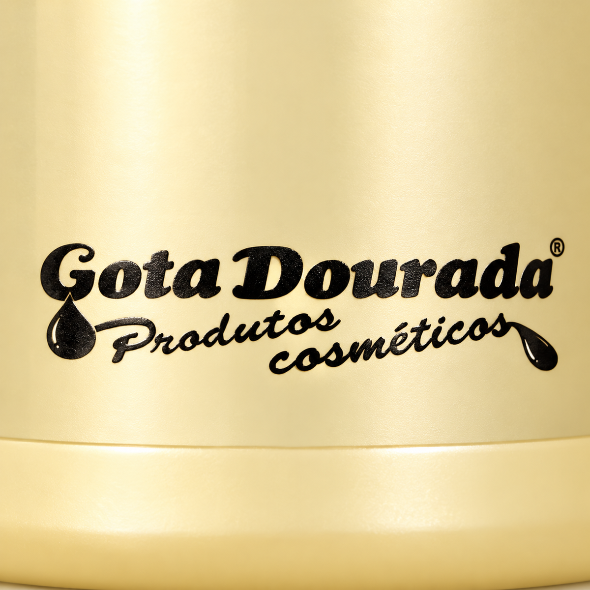 Gota Dourada Máscara Recarga de Queratina 1 kg – pormenor: logótipo