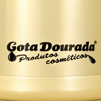 Gota Dourada Máscara Recarga de Queratina 1 kg – pormenor: logótipo