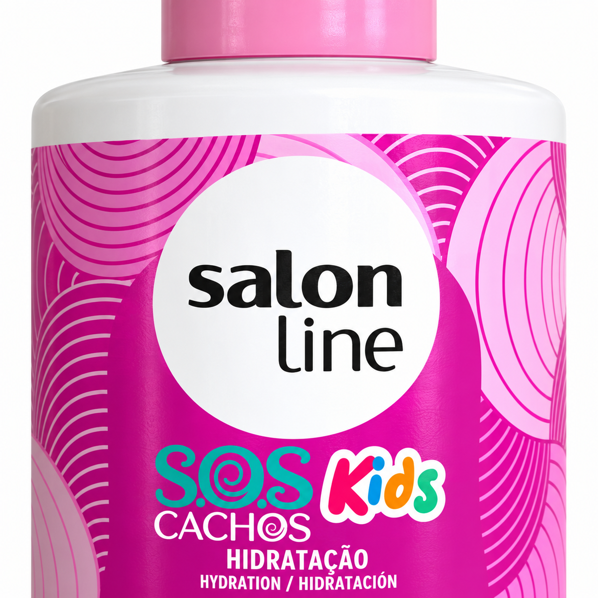 Salon Line SOS Cachos Kids Creme para Pentear 300 ml – pormenor: rótulo Hidratação