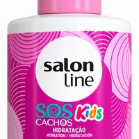Salon Line SOS Cachos Kids Creme para Pentear 300 ml – pormenor: rótulo Hidratação