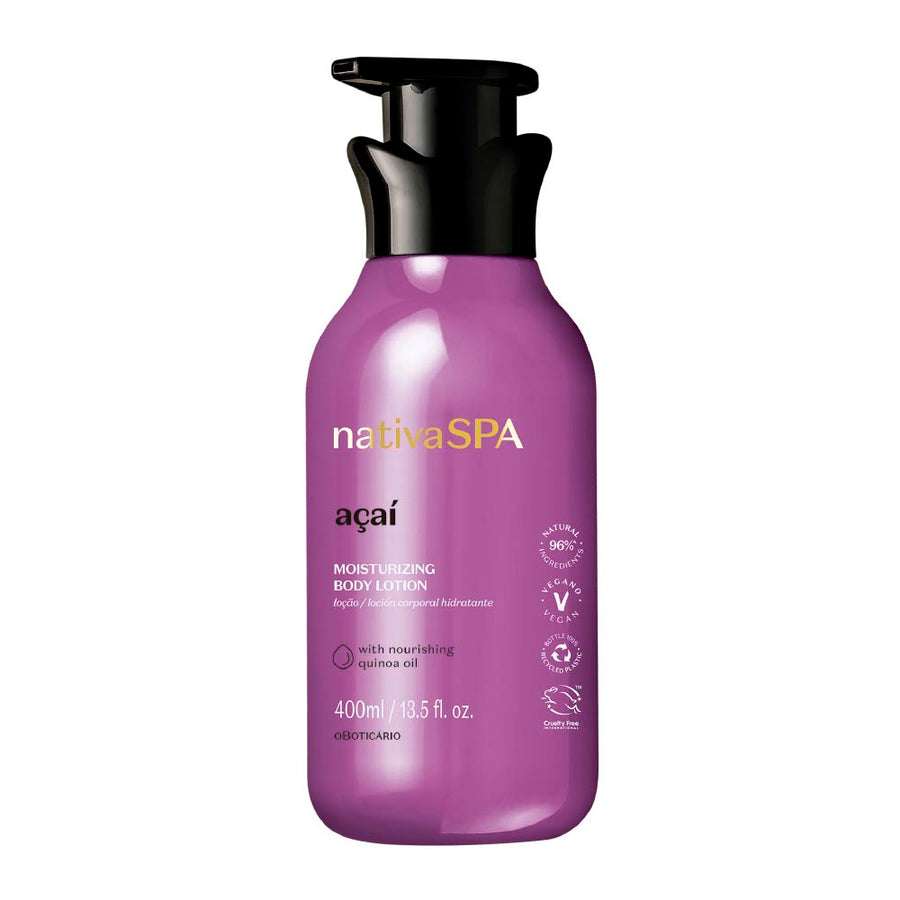 Nativa SPA Açaí Loção Corporal 400 ml – embalagem vista de frente