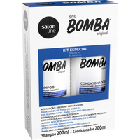 Salon Line Kit SOS Bomba Original Shampoo 200 ml + Condicionador 200 ml – frente