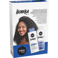 Salon Line Kit SOS Bomba Original Shampoo 200 ml + Condicionador 200 ml – verso
