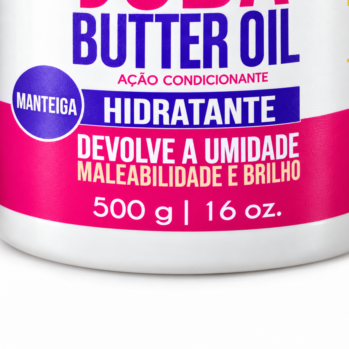 Widi Care Juba Butter Oil Hidratante 500g — detalhe do formato