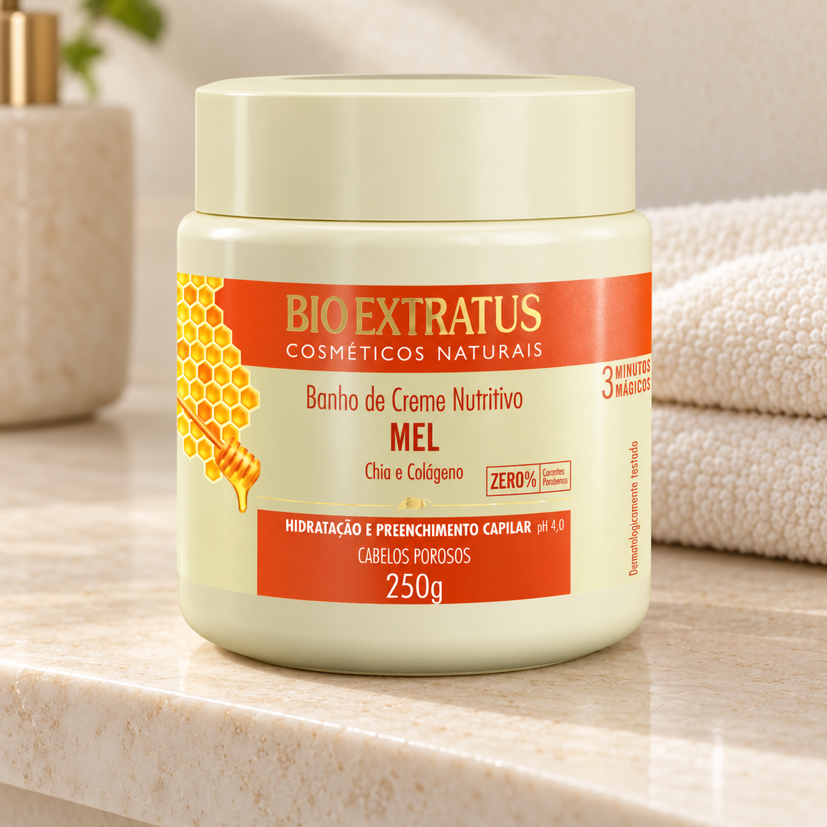 Bio Extratus Mel Haarmaske 250 g – Produktdarstellung