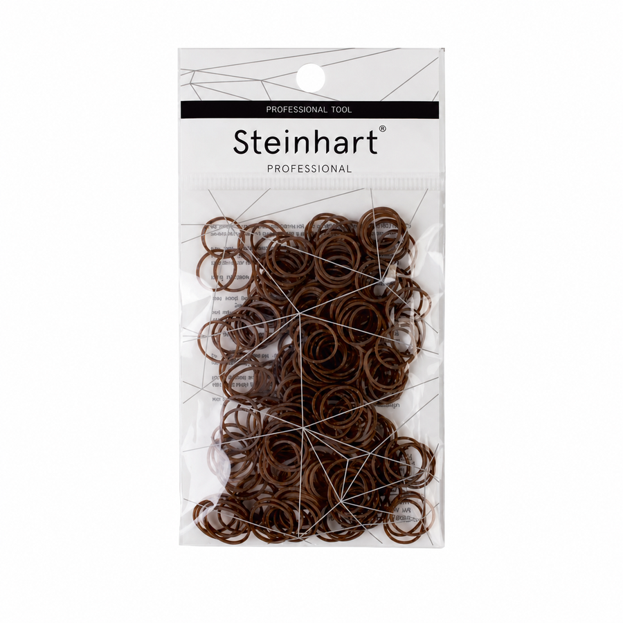 Steinhart Elásticos de Cabelo Castanhos 10 g