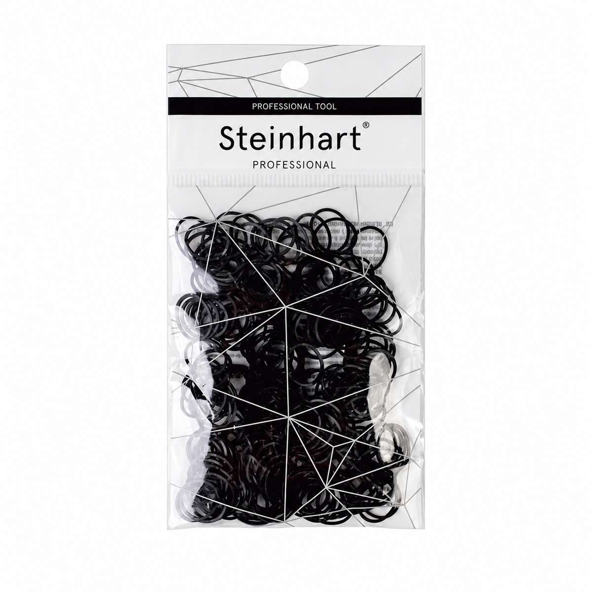 Steinhart Elásticos de Cabelo Pretos 10 g