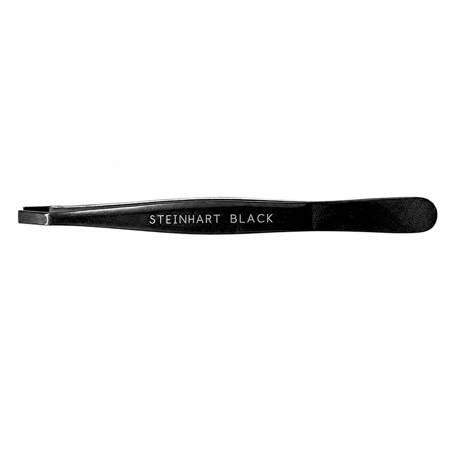 Steinhart Black Pinça de Ponta Reta Preta 9 cm
