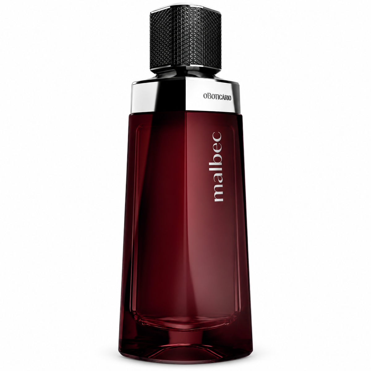O Boticário Malbec – Eau de Toilette 100 ml – Flasche vor weißem Hintergrund