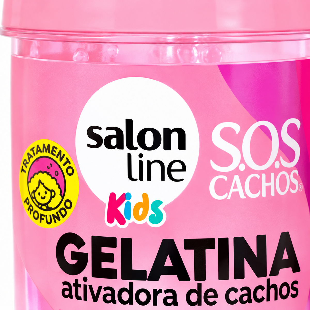 Salon Line SOS Cachos Kids Gelatina Hidratação 400 g — pormenor da marca